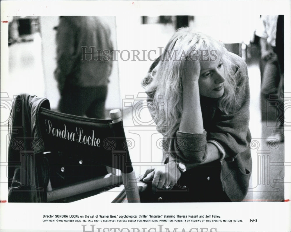 1990 Press Photo "Impulse" starring Sondra Locke - Historic Images