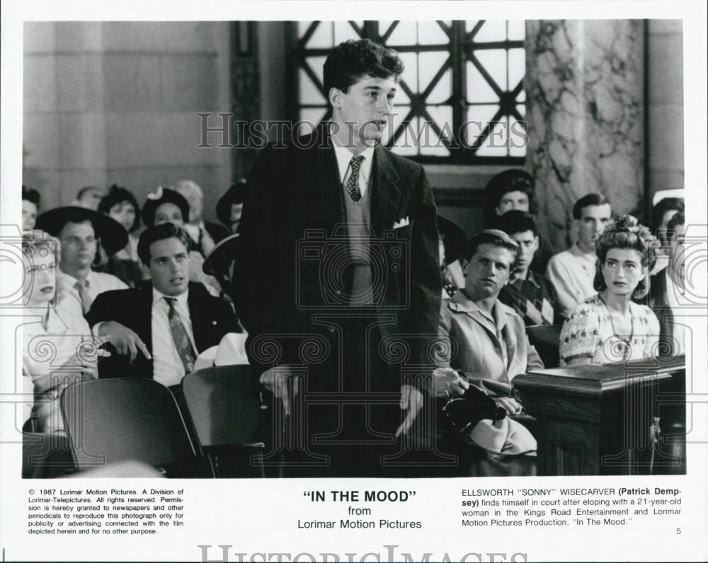 1987 Press Photo Patrick Dempsey "In The Mood" - Historic Images