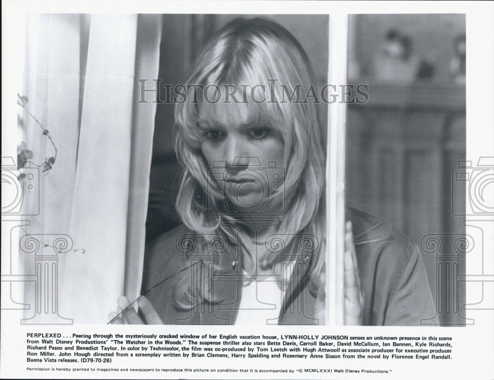 1981 Press Photo "The Watcher in the Woods" Lynn-Holly Johnson - Historic Images