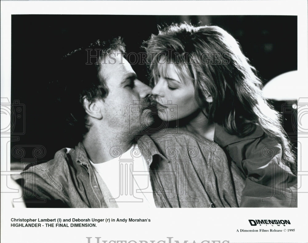 1995 Press Photo Unger And Lambert In "Highlander--The Final Dimension" - Historic Images