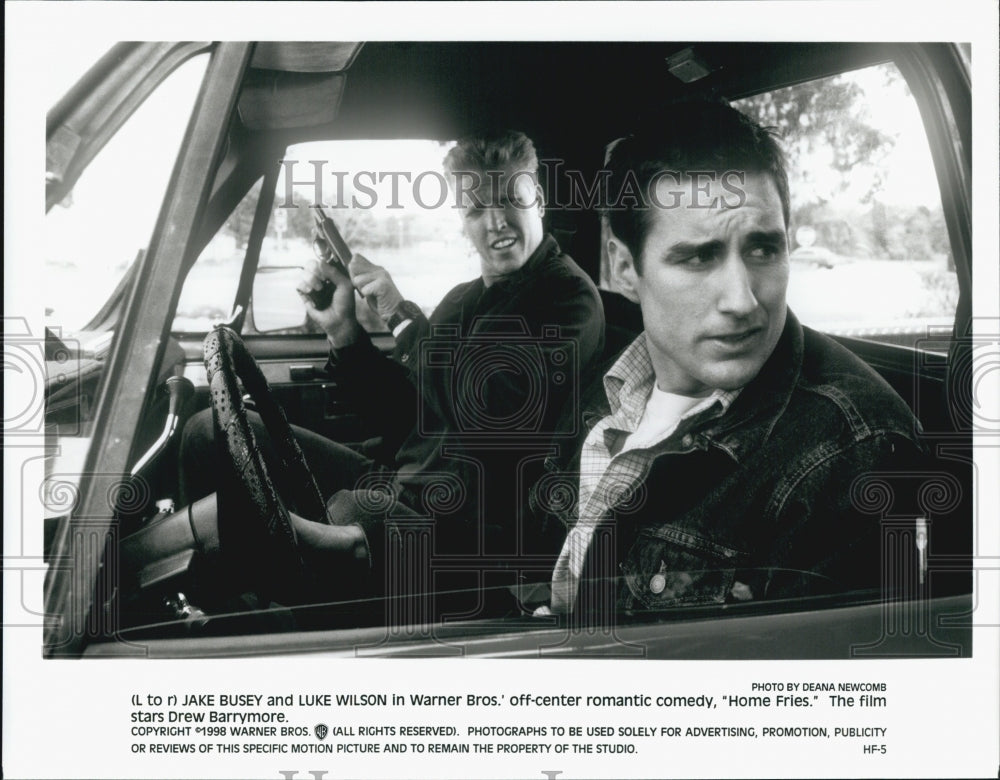 1997 Press Photo "Home Fries" Jake Busey & Luke Wilson - DFPG79429 - Historic Images