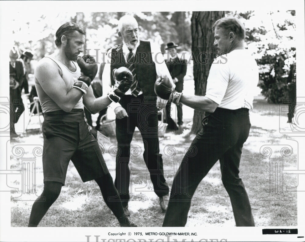 1975 Press Photo boxing scene from &quot;The Wind and the Lion&quot; - Historic Images