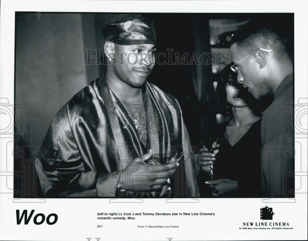 1998 Press Photo LL Cool J, Tommy Davidson "Woo" - Historic Images