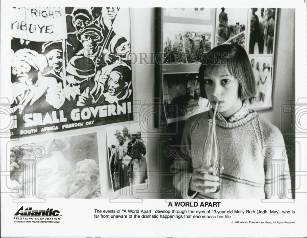 1988 Press Photo Jodhi May "A World Apart" - Historic Images