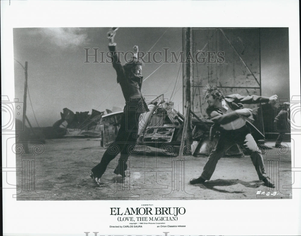 1986 Press Photo Juan Jimenez in "El Amor Brujo" - Historic Images