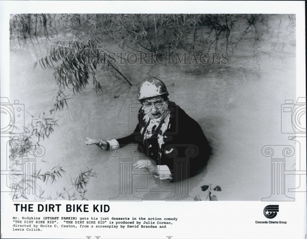1985 Press Photo "The Dirt Bike Kid" Stuart Pankin - Historic Images