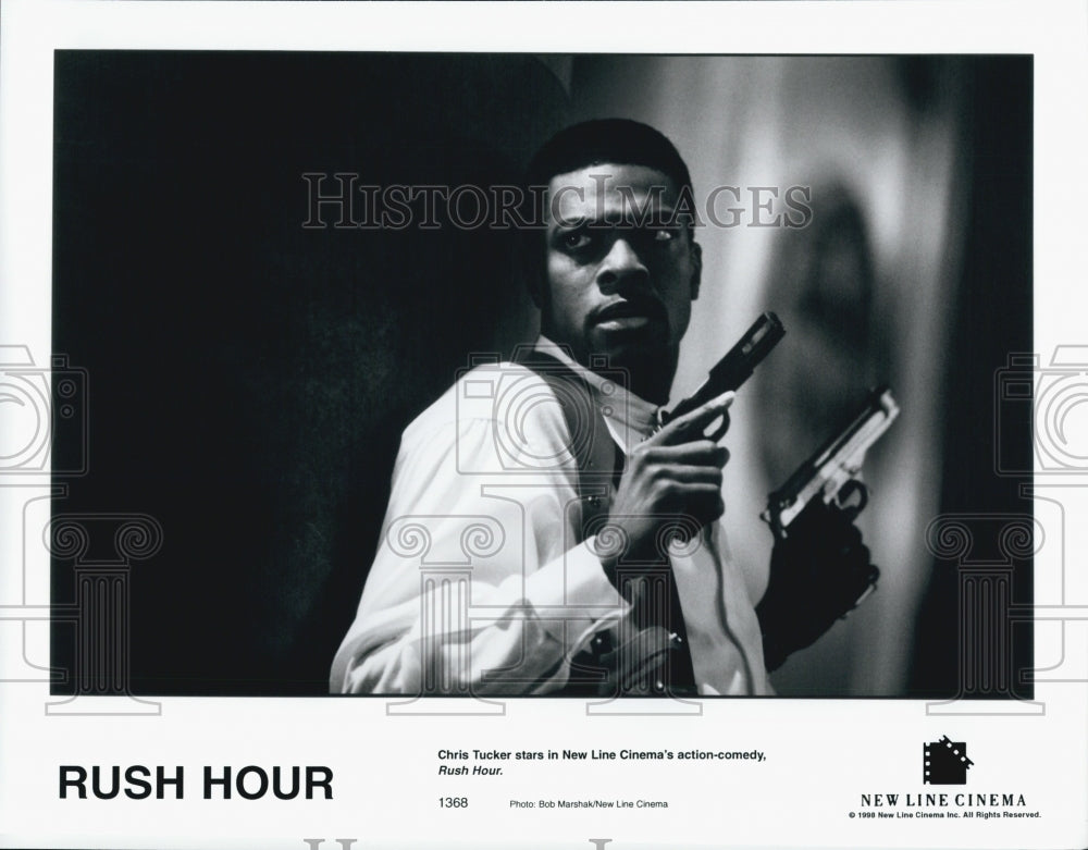 1998 Press Photo "Rush Hour" starring Chris Tucker - Historic Images