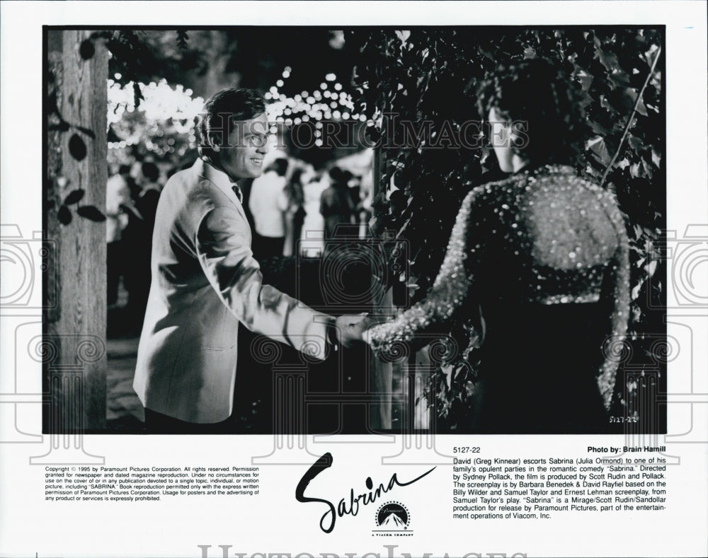 1995 Press Photo  "Sabrina" Greg Kinnear, Julia Ormond - Historic Images