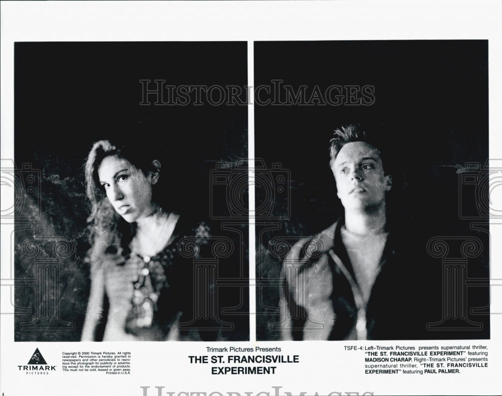 2000 Press Photo &quot;The St Francisville Experiment&quot; Paul Palmer, Madison Charap - Historic Images