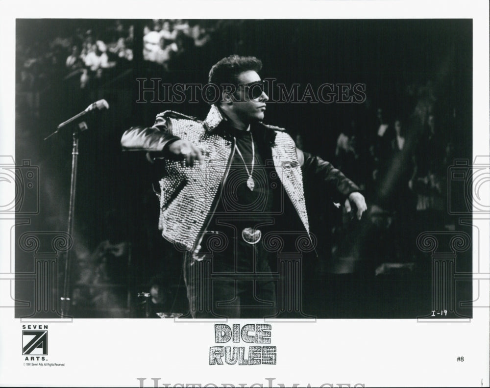 1991 Press Photo  "Dice Rules"  Andrew Dice Clay - Historic Images