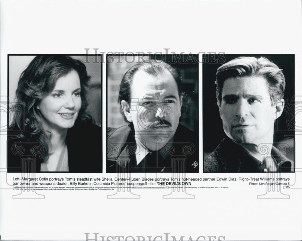 1997 Margaret Colin, Ruben Blades, Treat Williams "The Devil's Own"-Historic Images