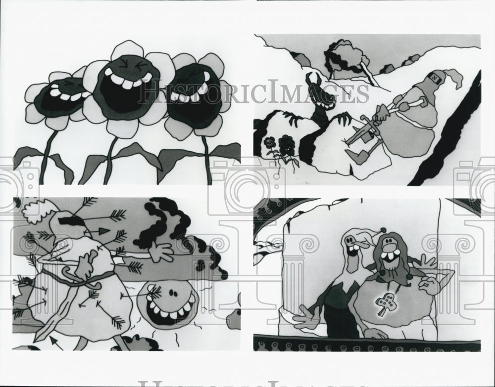 Press Photo Scenes from "The Apprentice" Animated Film by Richard Condie - Historic Images