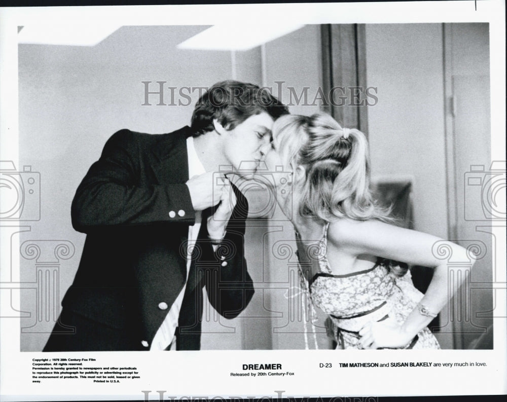 1979 Press Photo Tim Matheson and Susan Blakely in "Dreamer" - Historic Images
