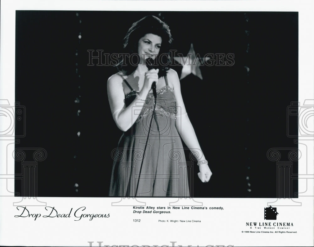 1999 Press Photo Kirstie Alley in &quot;Drop Dead Gorgeous&quot; - Historic Images