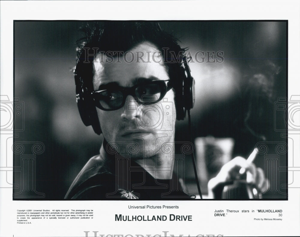 2001 Press Photo Justin Theroux in "Mulholland Drive" - Historic Images