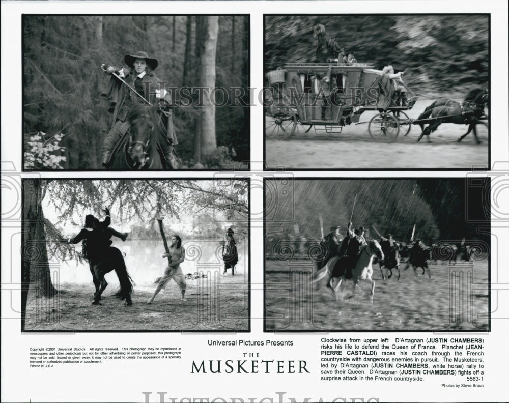 2001 Press Photo Scenes From Film The Musketeer - DFPG83893 - Historic Images