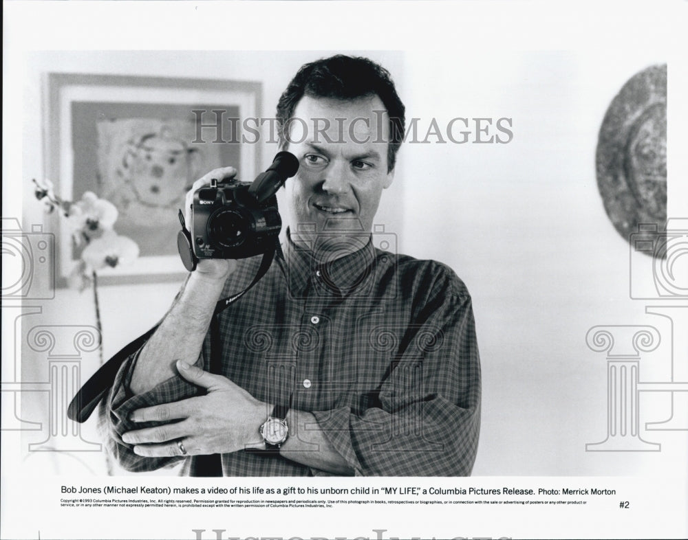 1993 Press Photo Michael Keaton in "My Life" - Historic Images