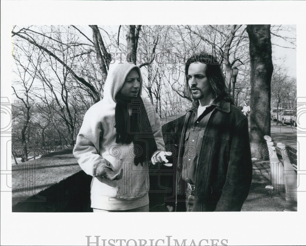 1993 Press Photo Donal Lardner Ward And Eric Schaeffer "My Life's In Turnaround" - Historic Images