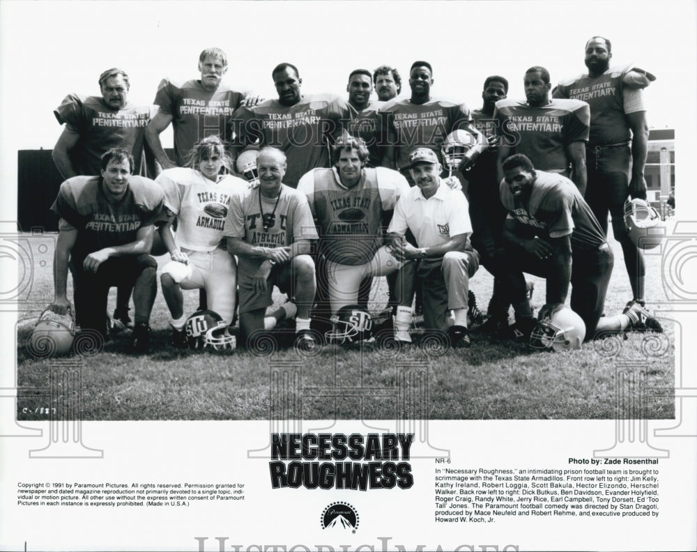 1991 Scott Bakula and Kathy Ireland in "Necessary Roughness"-Historic Images