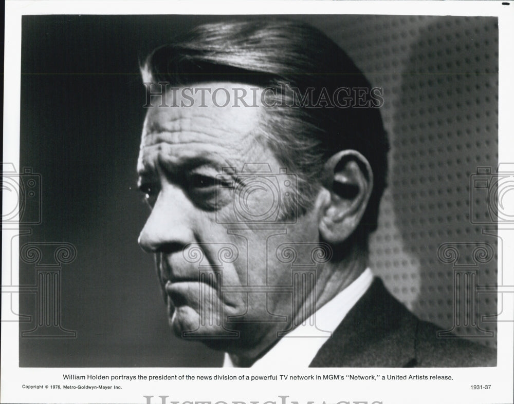 1976 Press Photo William Holden &quot;Network&quot; - DFPG84533 - Historic Images