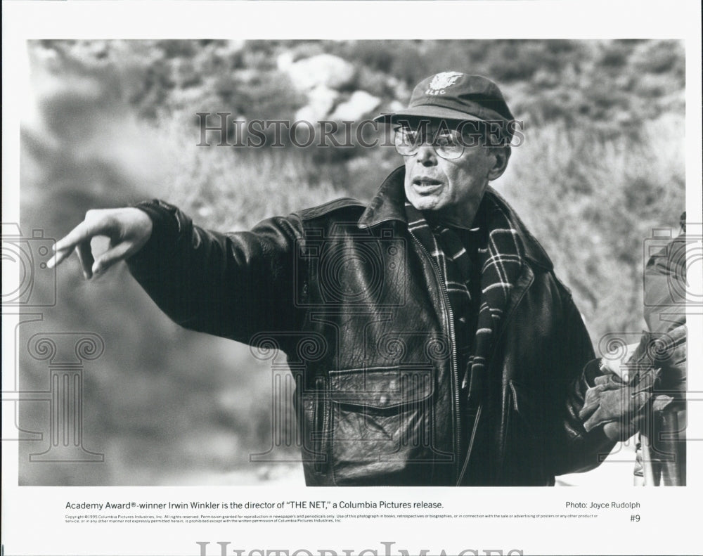 1995 Press Photo Director Irwin Winkler &quot;The Net&quot; - Historic Images