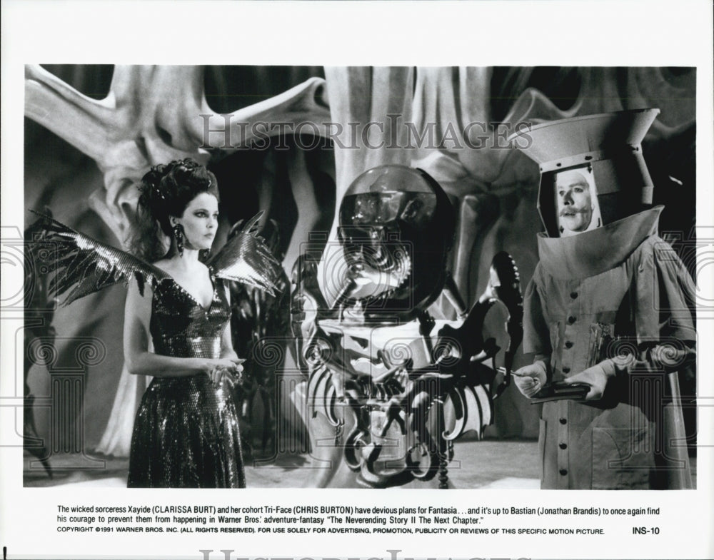1991 Press Photo Clarissa Burt in "The Neverending Story II The Next Chapter" - Historic Images
