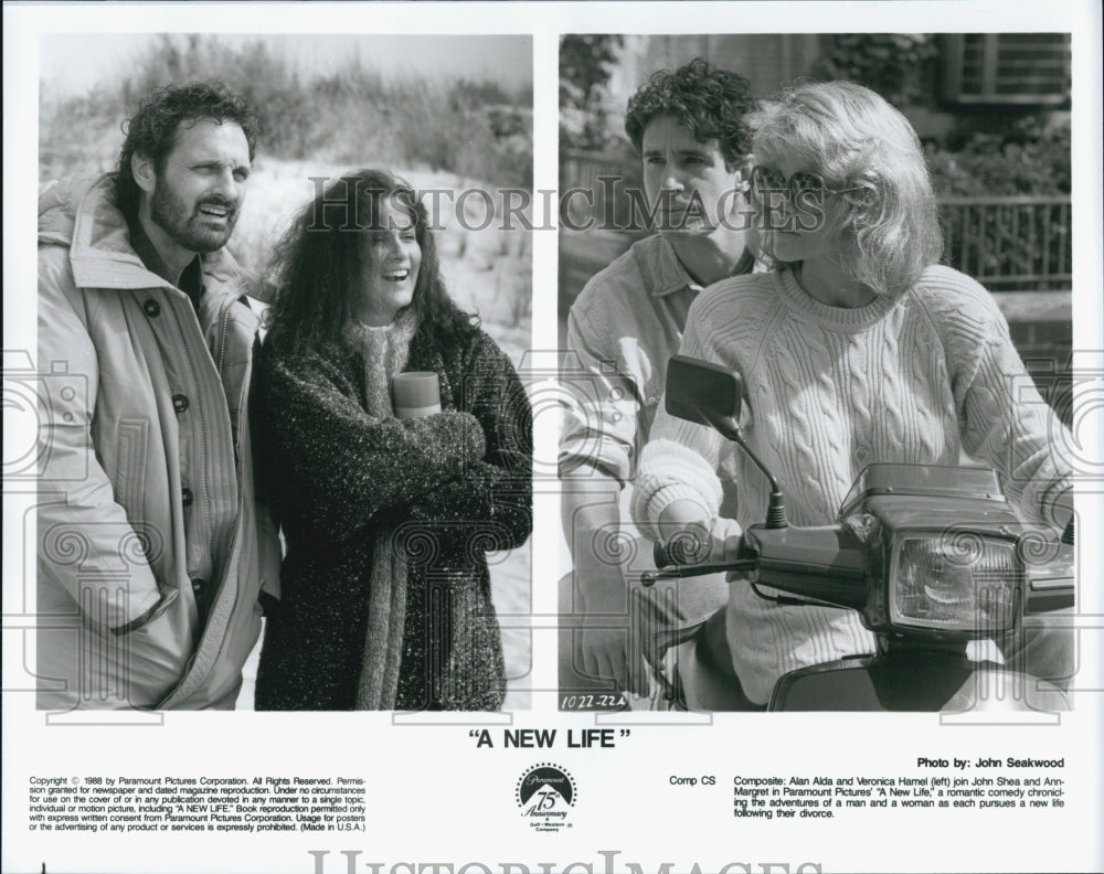 1988 Press Photo Scenes From Film &quot;A New Life&quot; - Historic Images