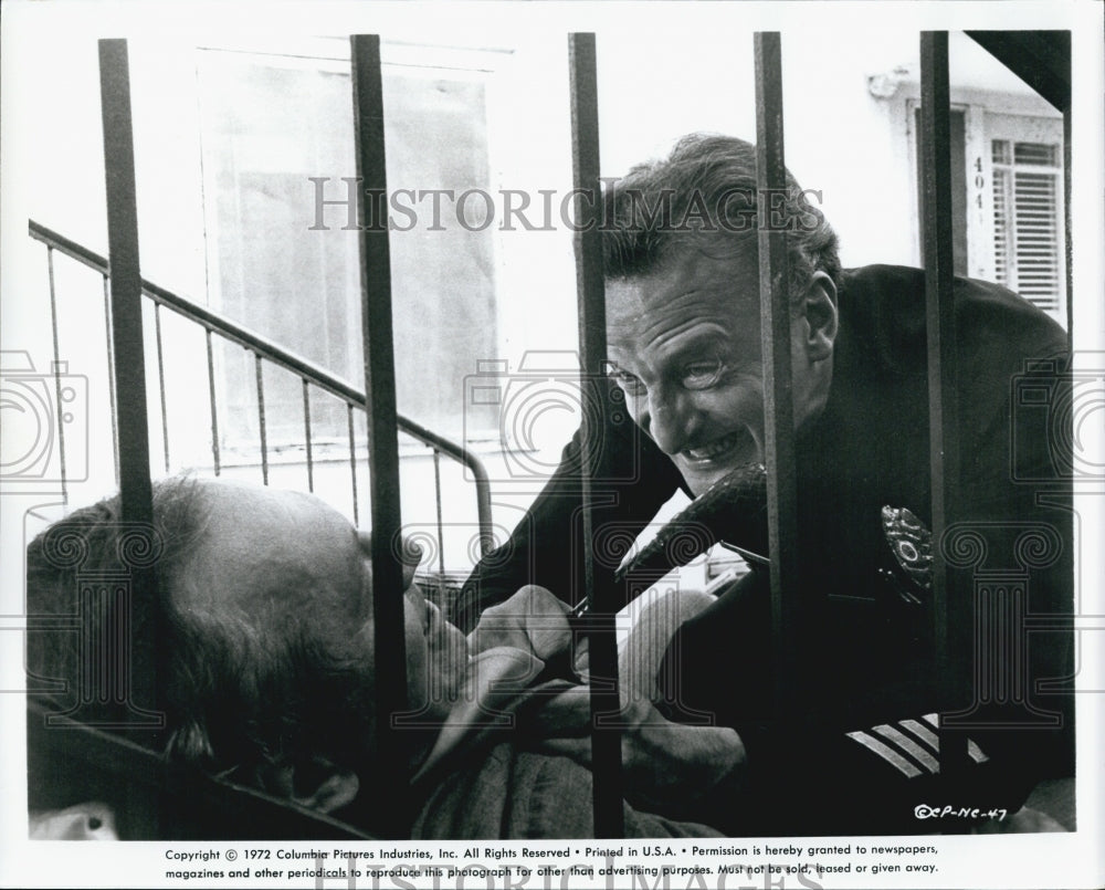 1972 Press Photo Actors in Scene from Unknown Film - Historic Images