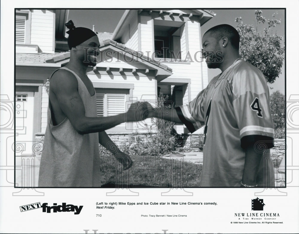 1999 Press Photo Mike Epps, Ice Cube "Next Friday" - Historic Images