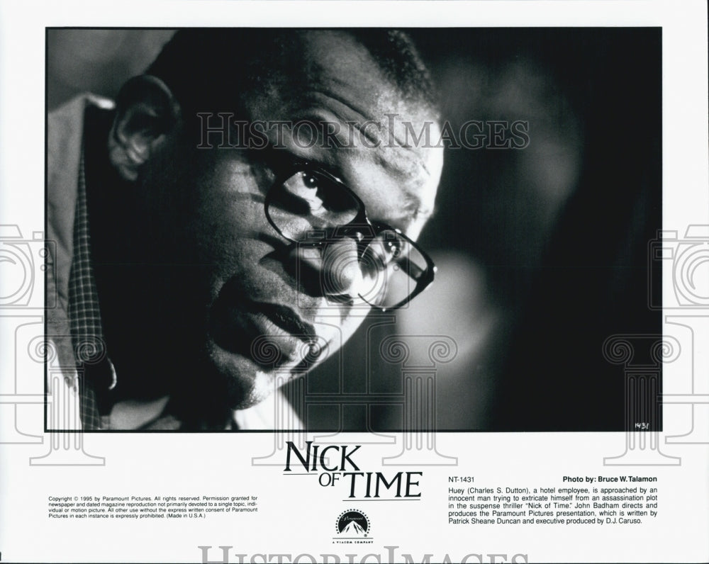 1995 Press Photo Charles S. Dutton in &quot;Nick of Time&quot; - DFPG84781 - Historic Images