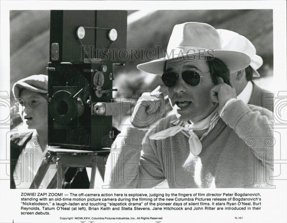 1976 Director Peter Bogdanovich &quot;Nickelodeon&quot;-Historic Images