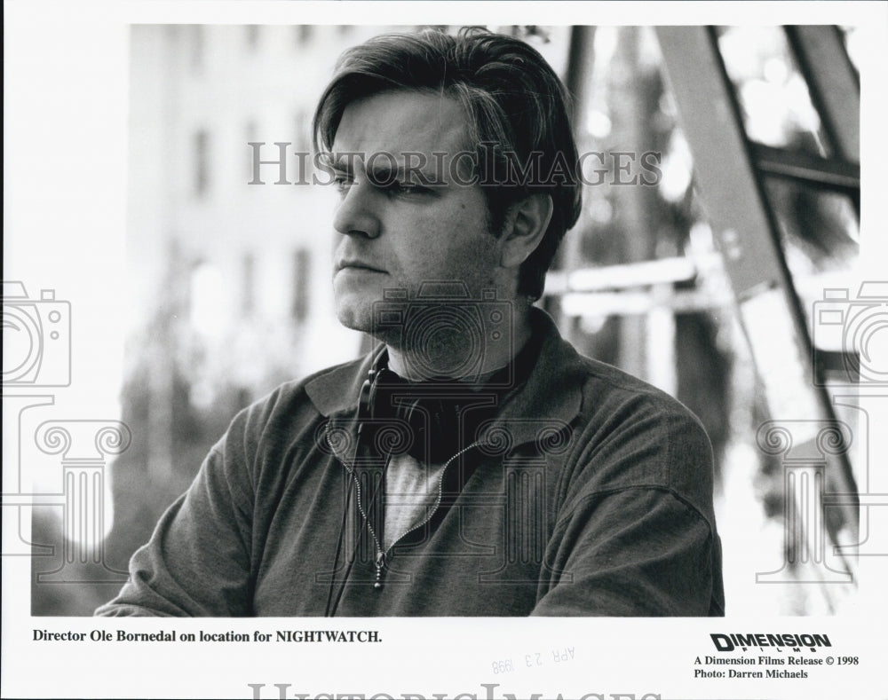 1998 Press Photo Ole Bornedal Director of &quot;Nightwatch&quot; - Historic Images