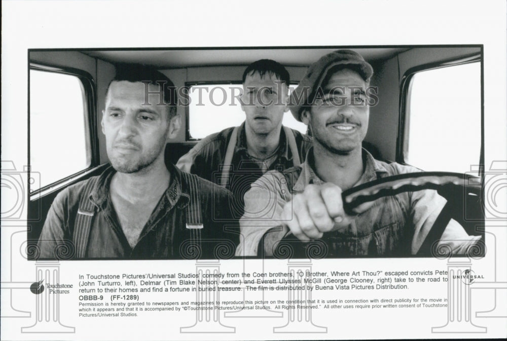 2000 Press Photo Scene From Film "O Brother Where Art Thou?" - Historic Images