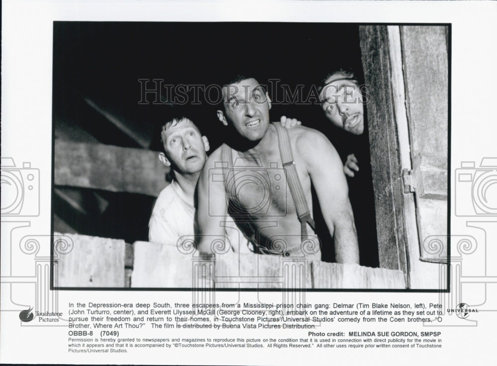 2000 Press Photo Scene From Film "O Brother Where Art Thou?" - Historic Images