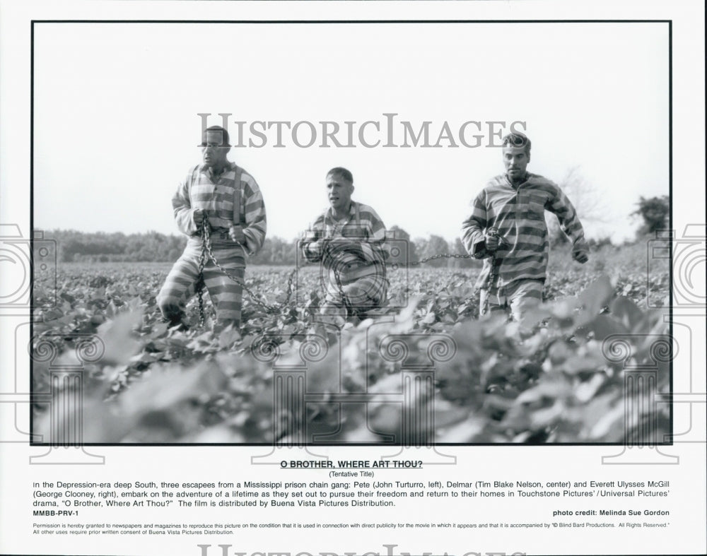 2000 Press Photo Scene From Film &quot;O Brother Art Thou?&quot; - Historic Images