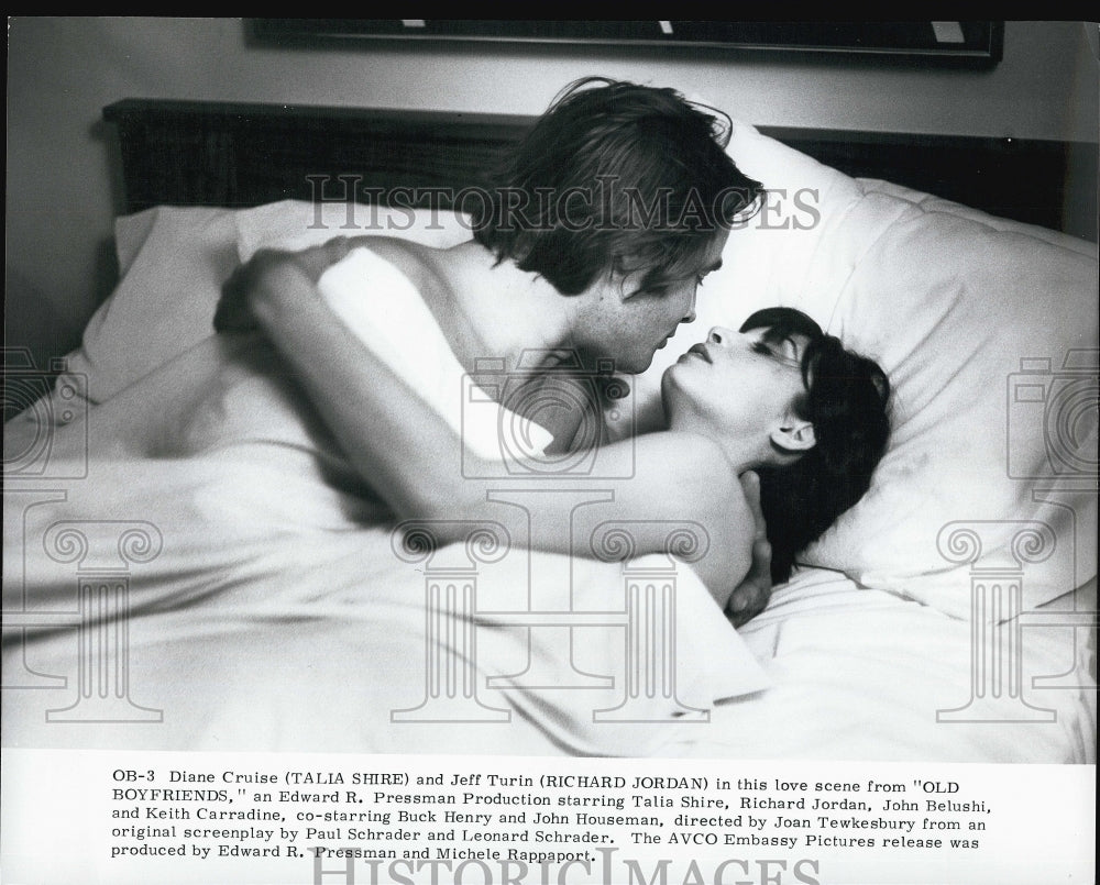 1979 Press Photo Talia Shire & Richard Jordan in "Old Boyfriends" - Historic Images