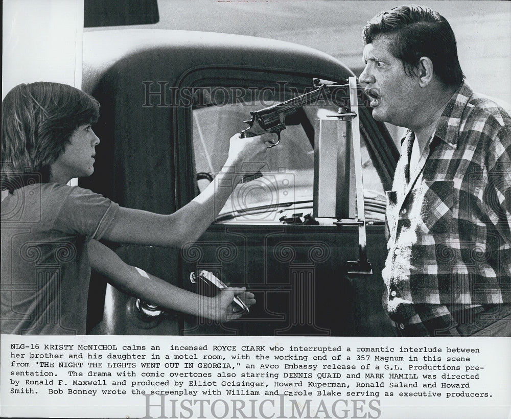 1981 Press Photo Kristy McNichol "The Night the Lights Went Out in Georgia" - Historic Images