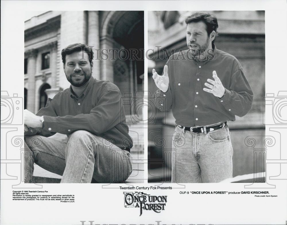 1993 Press Photo David Kirschner, Producer &quot;Once Upon A Forest&quot; - DFPG86283 - Historic Images