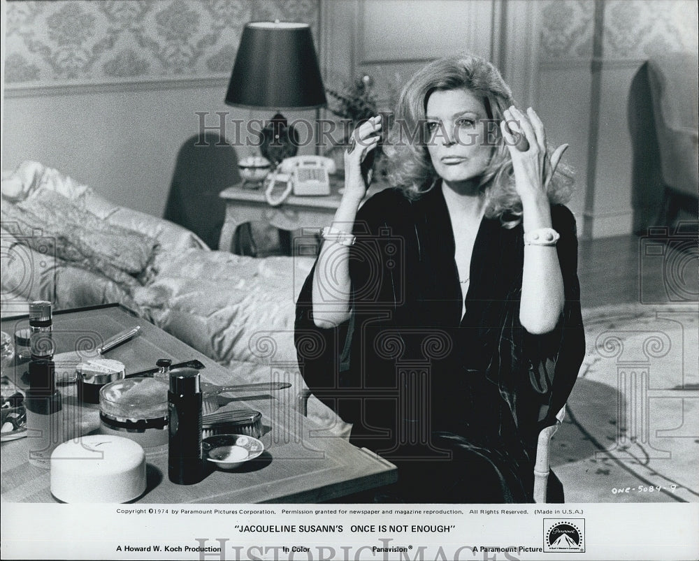 1974 Press Photo Drama Film "Once Is Not Enough" By Jacqueline Susann - Historic Images