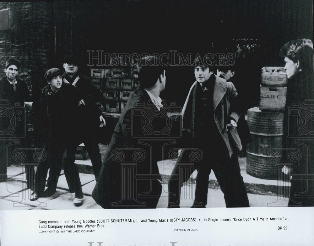 1984 Press Photo Scott Schutzman And Rusty Jacobs ""Once Upon a Time in America" - Historic Images