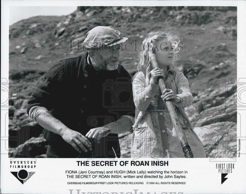 1994 Press Photo Jeni Courtney And Mick Lally In &quot;The Secret Of Roan Inish&quot; - Historic Images