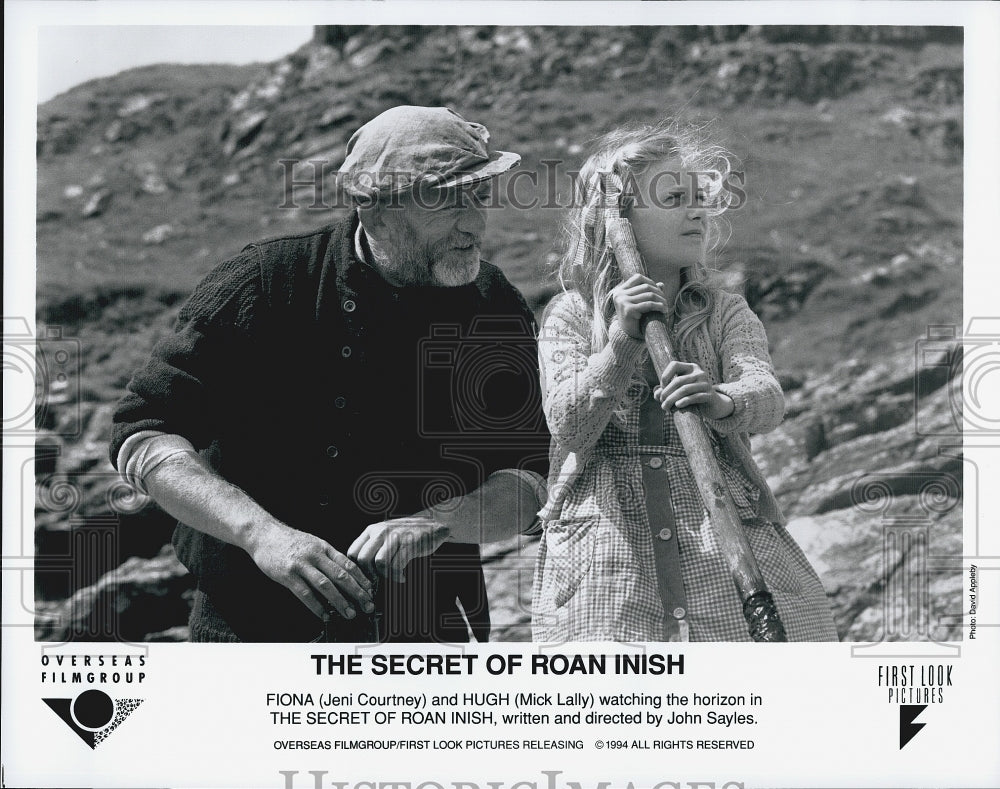 1994 Press Photo Jeni Courtney And Mick Lally In "The Secret Of Roan Inish" - Historic Images