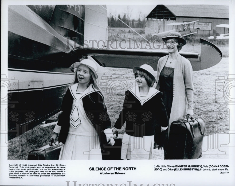 1981 Press Photo Ellen Burstyn, J. McKinney &quot;Silence of the North&quot; - Historic Images