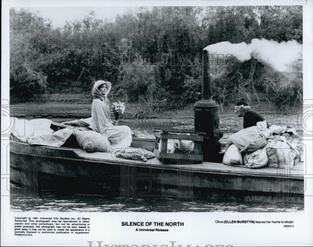 1981 Press Photo Ellen Burstyn "Silence of the North" - Historic Images