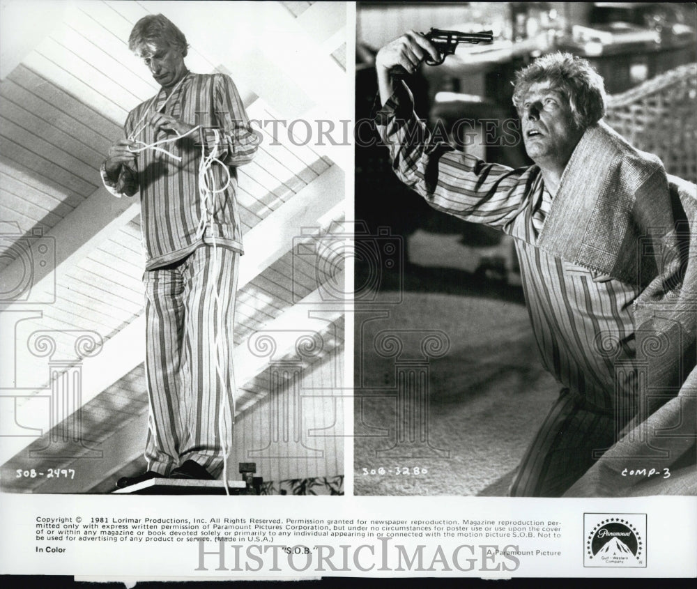 1981 Press Photo Richard Mulligan &quot;S. O. B.&quot; - Historic Images
