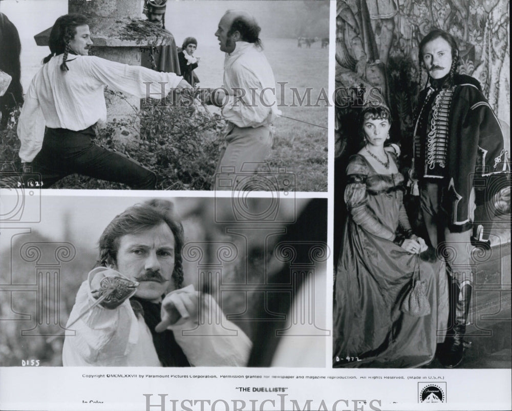 1977 Press Photo Actor Harvey Keitel In Historical Drama Film "The Duellists" - Historic Images