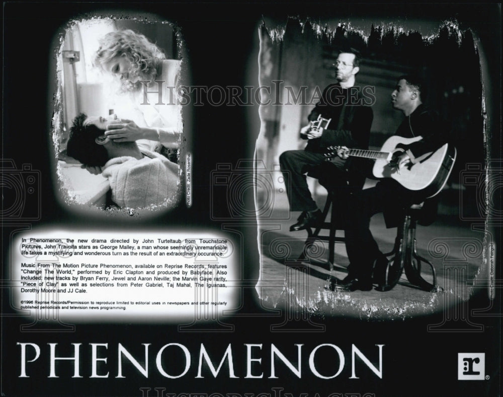 1996 Press Photo "Phenomenon" Starring John Travolta Director John Turtletaub - Historic Images