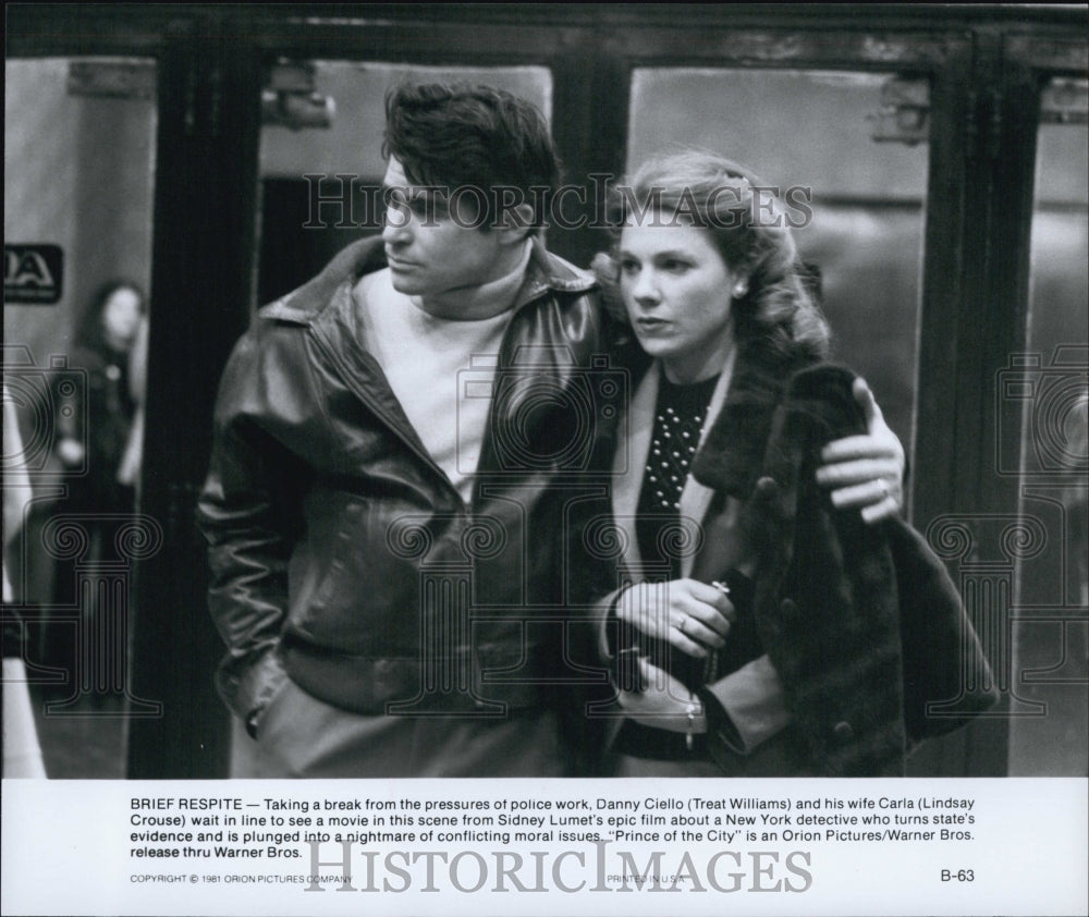 1981 Press Photo Treat Williams in "Prince of the City" - Historic Images
