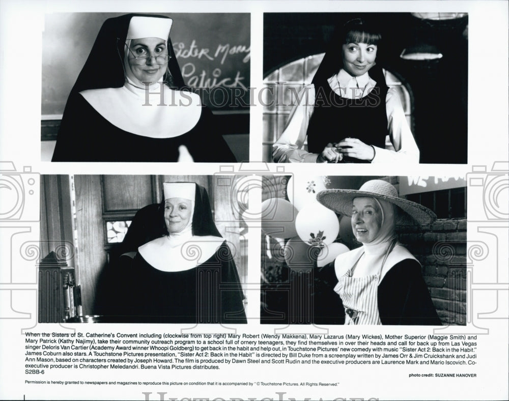 1993 Press Photo "Sister Act 2: Back in the Habit" W Makkena,M Wickes,M Smith - Historic Images