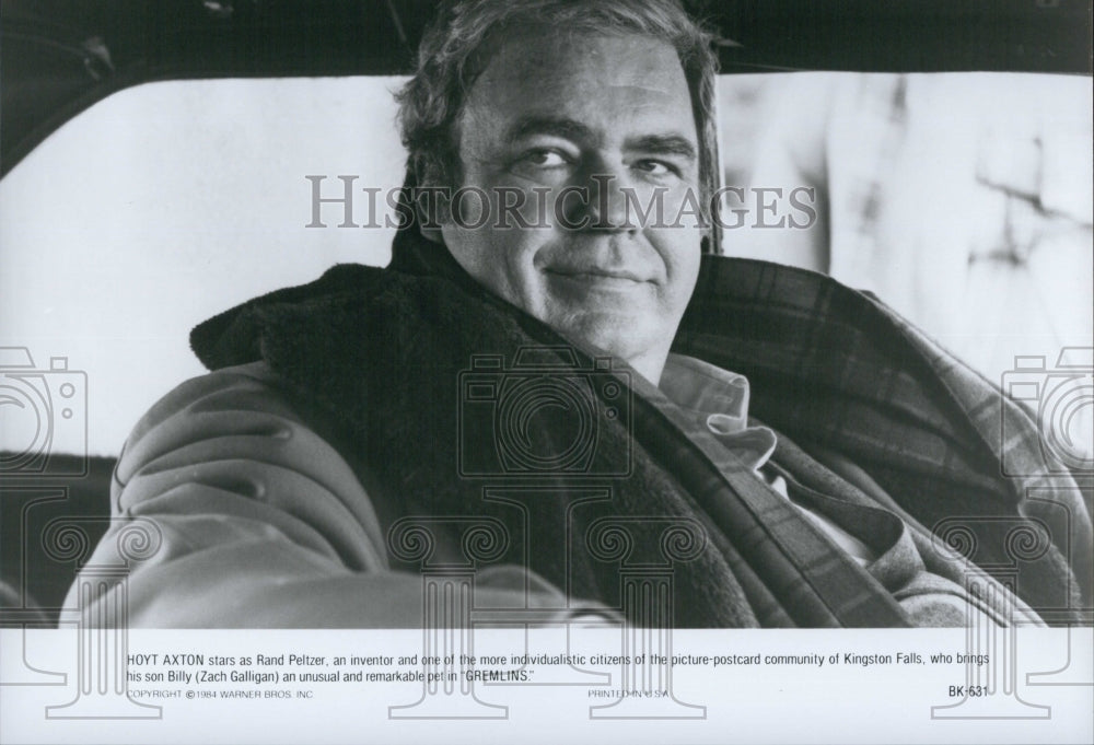 1984 Press Photo   &quot;Gremlins&quot;  Hoyt Axton stars - Historic Images